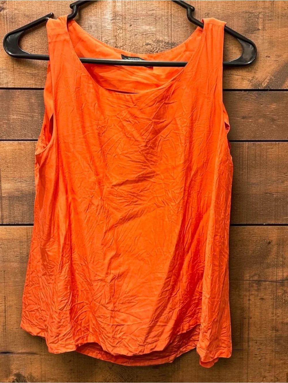KATE SPADE SATURDAY Orange Sleeveless Scoop Tank Top MEDIUM no stains or wear